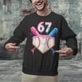 6 7 Baseball Dripping Six Seven Gen Alpha Slang Unisex Sweatshirt 6 7 Baseball Dripping Six Seven Gen Alpha Slang Unisex Sweatshirt