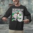 9th Birthday Baseball Birthday Party 9th Birthday Boy Unisex Sweatshirt