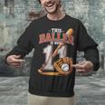 This Baller Is Now 11 Year Baseball Player 11th Birthday Boy Unisex Sweatshirt