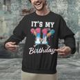 Baseball 11 Year Old Ice Cream Drip 11th Birthday Boys Unisex Sweatshirt