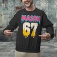 Baseball 6 7 Ice Cream Drip Number 67 Six Seven Meme Unisex Sweatshirt Baseball 6 7 Ice Cream Drip Number 67 Six Seven Meme Unisex Sweatshirt