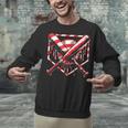 Baseball Candy Cane Christmas Baseball Ice Cream Drip Boys Unisex Sweatshirt Baseball Candy Cane Christmas Baseball Ice Cream Drip Boys Unisex Sweatshirt