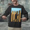 Baseball Drip Dripping Ice Cream Sport Player American Flag Unisex Sweatshirt Baseball Drip Dripping Ice Cream Sport Player American Flag Unisex Sweatshirt
