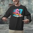 Baseball Drip Ice Cream 67 Graffiti Splash Melt Unisex Sweatshirt Baseball Drip Ice Cream 67 Graffiti Splash Melt Unisex Sweatshirt