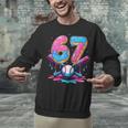 Baseball Drip Number 67 Player 67Th Birthday Baseball Meme Unisex Sweatshirt