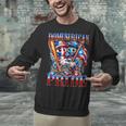 Dominican Puerto Rican Pride Baseball Flag Unity Unisex Sweatshirt