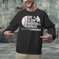 Eat Sleep Baseball Repeat Baseball Player Men Boys Unisex Sweatshirt