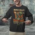 Retro Minor League Maple Valley Martians Baseball Club Unisex Sweatshirt