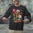 Santa Baseball Football Soccer Pajamas Ho Ho Christmas Xmas Unisex Sweatshirt Santa Baseball Football Soccer Pajamas Ho Ho Christmas Xmas Unisex Sweatshirt