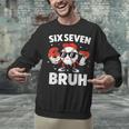 Six Seven Bruh Valentines Baseball Kids 67 Valentine Boys Unisex Sweatshirt Six Seven Bruh Valentines Baseball Kids 67 Valentine Boys Unisex Sweatshirt