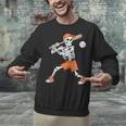 Skeleton Batting Baseball Halloween Unisex Sweatshirt Skeleton Batting Baseball Halloween Unisex Sweatshirt