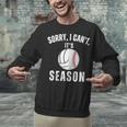 Sorry I Can't It's Volleyball Baseball Season Mom Of Both Unisex Sweatshirt Sorry I Can't It's Volleyball Baseball Season Mom Of Both Unisex Sweatshirt