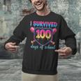 I Survived 100 Days Of School Baseball 100th Day Kids Girls Unisex Sweatshirt I Survived 100 Days Of School Baseball 100th Day Kids Girls Unisex Sweatshirt