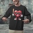 Valentines Day Heart Playing Baseball Boys Men Kids Girls Unisex Sweatshirt Valentines Day Heart Playing Baseball Boys Men Kids Girls Unisex Sweatshirt