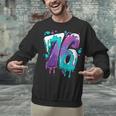 Vintage Baseball 76 Number Unisex Sweatshirt