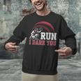 Vintage Humor Baseball Apparel Run I Dare You Unisex Sweatshirt Vintage Humor Baseball Apparel Run I Dare You Unisex Sweatshirt