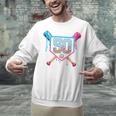 Baseball 50 Year Old Ice Cream Drip 50th Birthday Number 50 Unisex Sweatshirt Baseball 50 Year Old Ice Cream Drip 50th Birthday Number 50 Unisex Sweatshirt