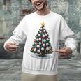 Baseball Christmas Tree Men Boys Youth Santa Sports Unisex Sweatshirt