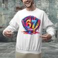 Gen Alpha Slang Ice Cream Drip Six Seven 67 Baseball Catcher Unisex Sweatshirt