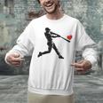 Valentines Day Baseball Batter Silhouette Heart Men Boys Kid Unisex Sweatshirt Valentines Day Baseball Batter Silhouette Heart Men Boys Kid Unisex Sweatshirt