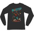 Backstop Catcher Baseball Graphic Unisex Long Sleeve T-Shirt Backstop Catcher Baseball Graphic Unisex Long Sleeve T-Shirt