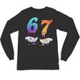 Baseball 67 Ice Cream Drip Six Seven Boys Meme Unisex Long Sleeve T-Shirt