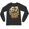 Baseball Ice Cream Drip Number 67 Playground Player 67th Unisex Long Sleeve T-Shirt Baseball Ice Cream Drip Number 67 Playground Player 67th Unisex Long Sleeve T-Shirt