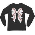 Cute Baseball Coquette Bow For Women Girls Baseball Mama Mom Unisex Long Sleeve T-Shirt Cute Baseball Coquette Bow For Women Girls Baseball Mama Mom Unisex Long Sleeve T-Shirt