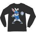 Dripping Drip Baseball Rabbit Bunny Easter Men Boy Kid Unisex Long Sleeve T-Shirt