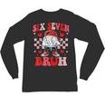 Six Seven 67 Bruh 6 7 Meme Baseball Ice Cream Drip Valentine Unisex Long Sleeve T-Shirt