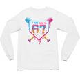 Baseball Drip I Was 6 Now I'm 7 67 Meme 7th Birthday Unisex Long Sleeve T-Shirt Baseball Drip I Was 6 Now I'm 7 67 Meme 7th Birthday Unisex Long Sleeve T-Shirt