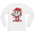 Baseball Ice Cream Valentine Dripping Game Day Men Boys Kids Unisex Long Sleeve T-Shirt