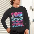 100 Days Of School Baseball Ice Cream Drip For Boys Kid Unisex Long Sleeve T-Shirt