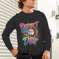 Respect The Drip Baseball Drip Glove Youth Boys Girls Player Unisex Long Sleeve T-Shirt Respect The Drip Baseball Drip Glove Youth Boys Girls Player Unisex Long Sleeve T-Shirt