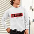 This Boy Runs On Jesus And Baseball Christian Baseball Unisex Long Sleeve T-Shirt