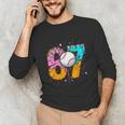 67 Six Seven 6 7 Boys 67 Baseball Ice Cream Drip 6 7 Unisex Long Sleeve T-Shirt