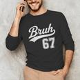 Baseball 6 7 Bruh Number 67 Six Seven Meme Boys Kids Unisex Long Sleeve T-Shirt Baseball 6 7 Bruh Number 67 Six Seven Meme Boys Kids Unisex Long Sleeve T-Shirt