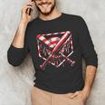 Baseball Candy Cane Christmas Baseball Ice Cream Drip Boys Unisex Long Sleeve T-Shirt Baseball Candy Cane Christmas Baseball Ice Cream Drip Boys Unisex Long Sleeve T-Shirt