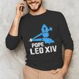 Da Pope Leo XIV Baseball Unisex Long Sleeve T-Shirt Da Pope Leo XIV Baseball Unisex Long Sleeve T-Shirt