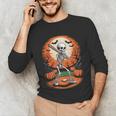 Halloween Skeleton Baseball Player Costume Men Boys Kids Unisex Long Sleeve T-Shirt Halloween Skeleton Baseball Player Costume Men Boys Kids Unisex Long Sleeve T-Shirt