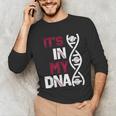 ITS In My DNA Baseball Sport Player Saying Unisex Long Sleeve T-Shirt ITS In My DNA Baseball Sport Player Saying Unisex Long Sleeve T-Shirt