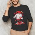Valentine Baseball Drip Ice Cream Youth Boys Couples Unisex Long Sleeve T-Shirt