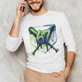 67 Baseball Drip Effect Urban Tee Style 6-7 Meme Graphic Premium Tri-Blend Unisex Long Sleeve T-Shirt