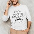 I Miss Modern Baseball Vintage Baseball Meme Tee Unisex Long Sleeve T-Shirt