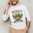 Respect The Drip Mardi Gras Baseball Ice Cream Boys Carnival Unisex Long Sleeve T-Shirt Respect The Drip Mardi Gras Baseball Ice Cream Boys Carnival Unisex Long Sleeve T-Shirt