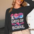 100 Days Of School Baseball Lover Donut Drip Boy Girl Unisex Long Sleeve T-Shirt