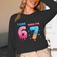 I Was 6 Now I'm 7 Birthday Baseball Drip For Boys Kid Unisex Long Sleeve T-Shirt I Was 6 Now I'm 7 Birthday Baseball Drip For Boys Kid Unisex Long Sleeve T-Shirt