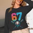67 Baseball Meme Cool Drip Number 67 Player Or 67th Birthday Unisex Long Sleeve T-Shirt