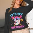 9th Birthday Baseball 9 Year Old Ice Cream Drip Boy Baseball Unisex Long Sleeve T-Shirt 9th Birthday Baseball 9 Year Old Ice Cream Drip Boy Baseball Unisex Long Sleeve T-Shirt