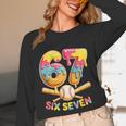 Baseball Drip Ice Cream Number 67 Player Lifestyle Unisex Long Sleeve T-Shirt Baseball Drip Ice Cream Number 67 Player Lifestyle Unisex Long Sleeve T-Shirt